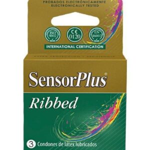 Condones Sensorplus Ribbed