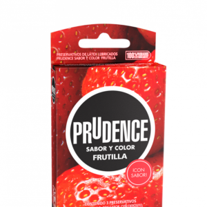 Condones Prudence Sabor Frutilla